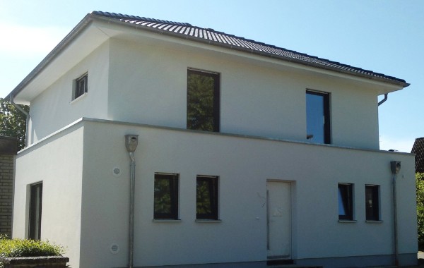 Stadtvilla eingeschossig - Frontseite